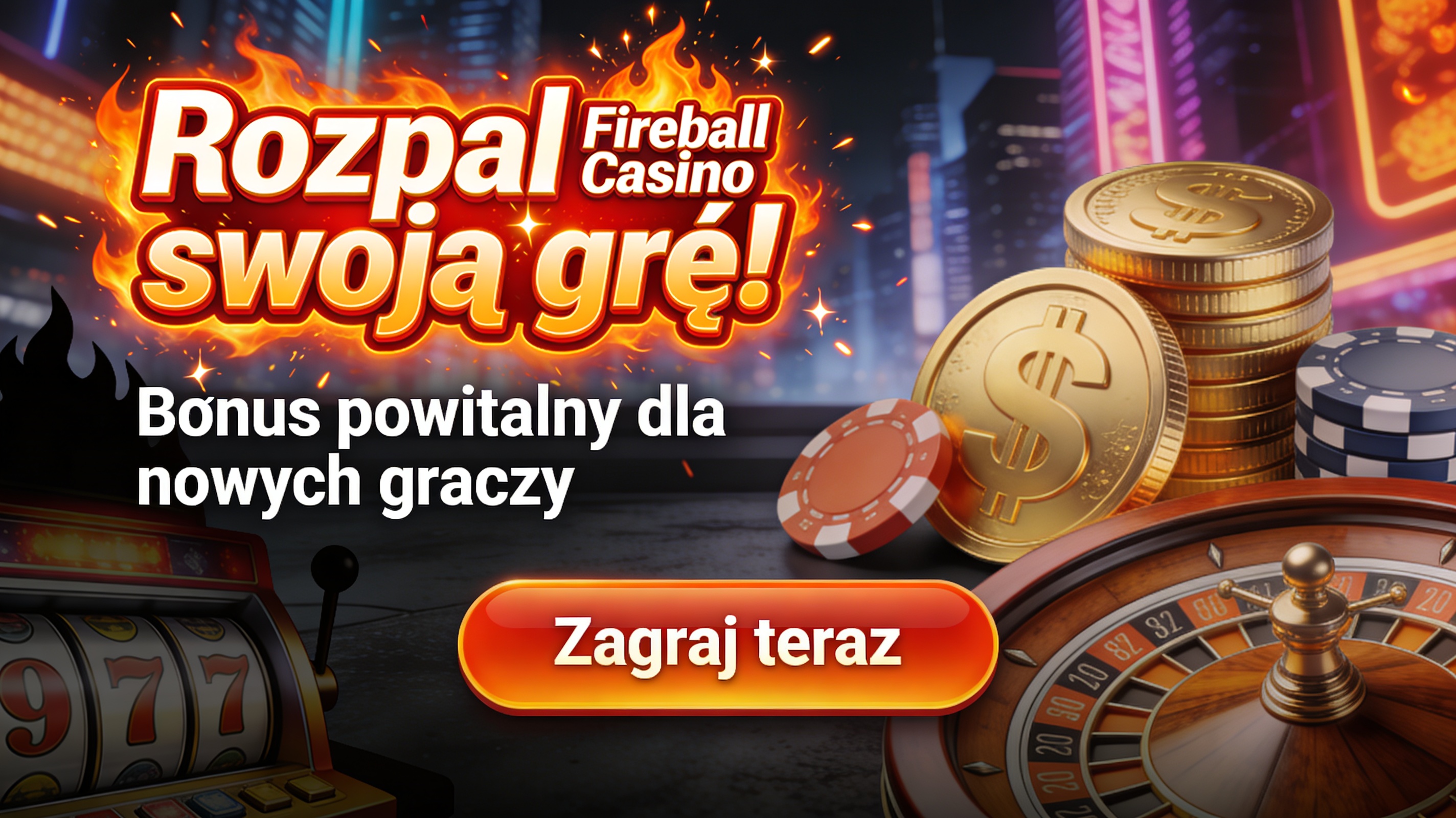 Baner oferty Fireball Casino