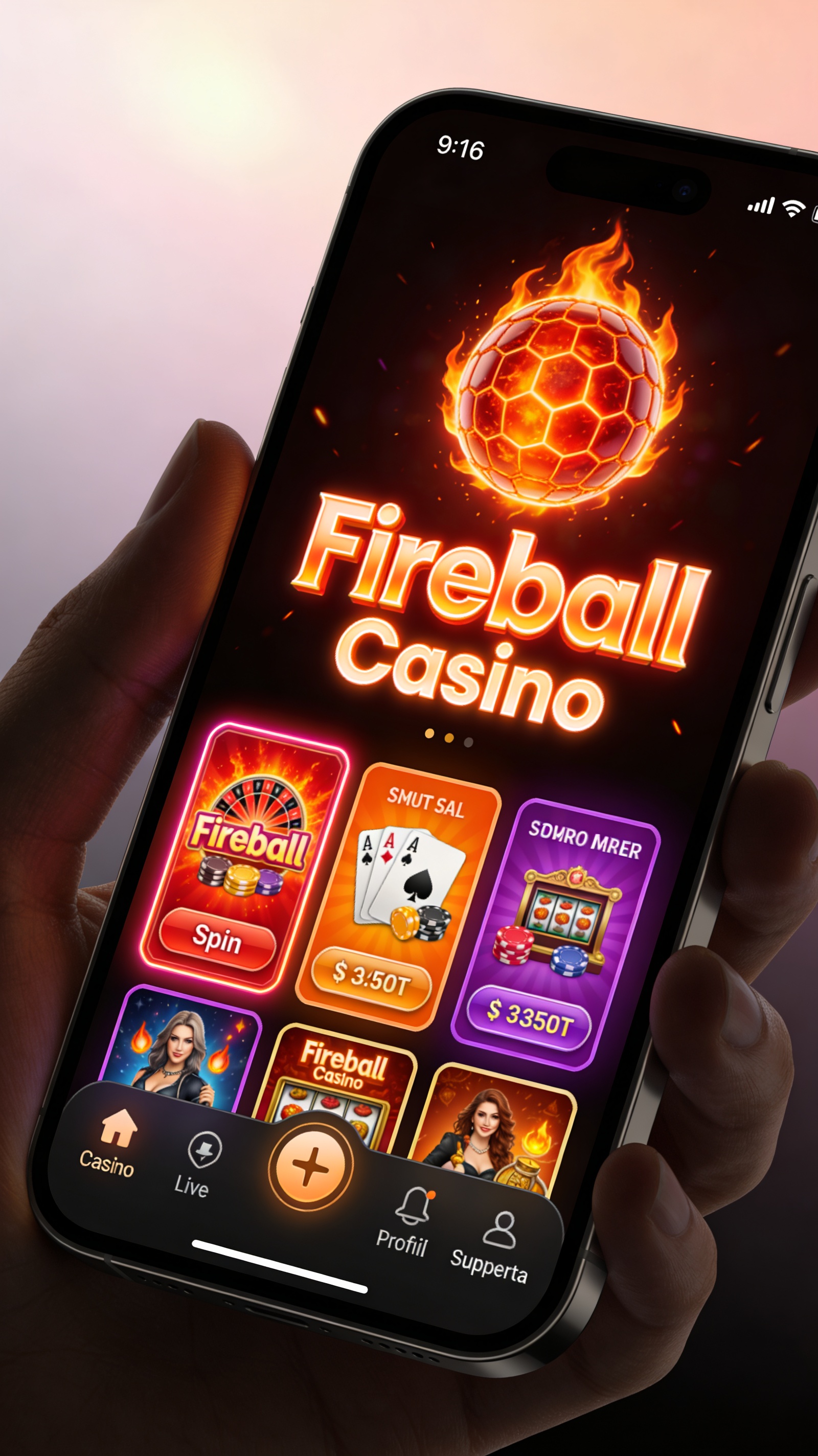 Aplikacja Fireball Casino